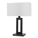 Globe Electric 67045 D'Alessio Matte Black Table Lamp, 20" Height