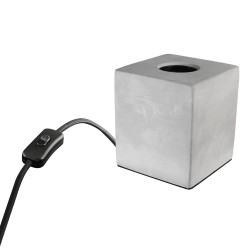 Feit Electric CUBE1 3.5 in. Cube Vintage Industrial Style Table Lamp Base