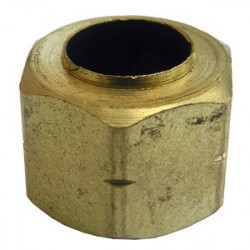 Larsen Supply Co 17-6117 Compression Nut With Captive Sleeve 1/4"