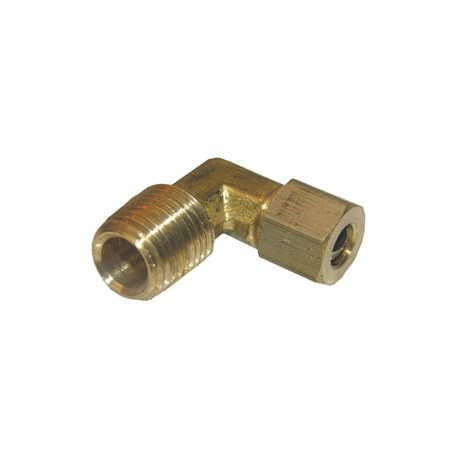 Larsen Supply Co 17-6911 Male Pipe Thread Brass Compression Elbow 1/4" x 1/4"