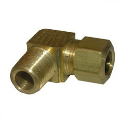 Larsen Supply Co 17-6929 Male Pipe Thread Brass Compression Elbow 3/8" x 1/4"