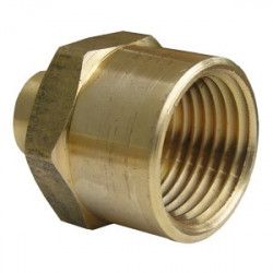 Larsen Supply Co 17-9281 Brass Bell Reducer 1/2" x 3/8"