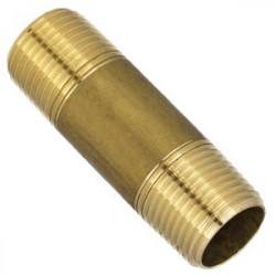 Larsen Supply Co 17-9405 Brass Nipple 3/8" x 2"