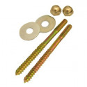 Larsen Supply Co 04-3613 Long Brass plated Closet Screws