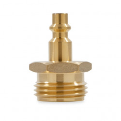 Camco Mfg 36143 Blow Out Plug, Quick Connect - Brass