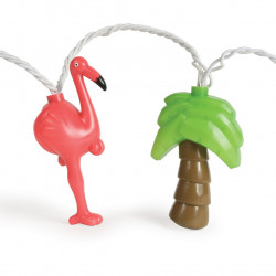 Camco Mfg 42662 Party Lights - Flamingos and Palm Trees