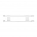 Camco Mfg 44073 RV Refrigerator Double Bar Set - 16" to 28" White