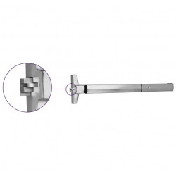 ACCENTRA (formerly Yale) 7250 Narrow Stile Rim Security Squarebolt Exit Device