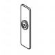 ACCENTRA (formerly Yale) 420F Escutcheon Trim w/ Lever For Exit Device, Less Cylinder