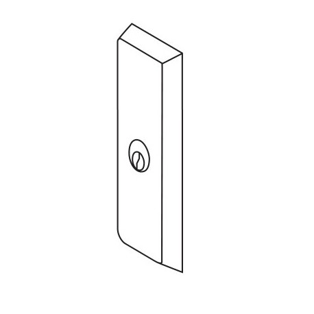 ACCENTRA (formerly Yale) 651F Heavy Escutcheon Trim (Nightlatch) For Mortise Exit Device, Less Cylinder