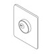 ACCENTRA (formerly Yale) 210F Plate Trim For Rim Exit Device, Less Cylinder