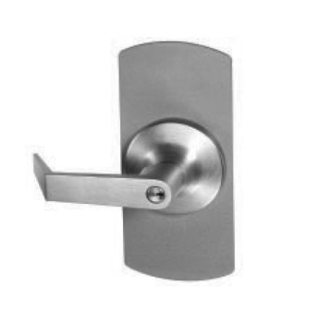 ACCENTRA (formerly Yale) 580F Rose Trim w/ Escutcheon Plate & Lever For Exit Device, Standard Cylinder